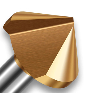 90 ° Titan Cobalt thép chamfer cắt-đơn/Ba cạnh deburring công cụ cho thép không gỉ (45 ° mũi khoan) - Product Image 2