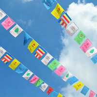 Drapeau rectangulaire de festival coloré en gros à prix d'usine, personnalisation de guirlandes de drapeaux