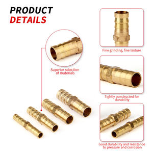 Herstellerfabrik Maßgefertigter 3/8 Zoll (10mm) Hochdruck-Messing-Schlauchanschluss ISO 9001 Zertifiziert für Wasserkühlungsleitung - Product Image 3