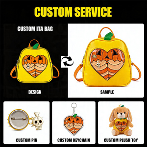 Bolso Ita Personalizado con Costuras Duraderas, Diseño Personalizado de Girasol, Ventana en Forma de Corazón, Bolsos de Fiesta para Exhibición - Product Image 2