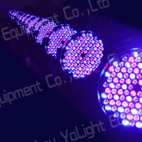 Yalight lampu panggung bergerak LED, 108 buah lampu panggung pesta RGB Laser dengan kontrol DMX daya 3W sinar putih hangat untuk DJ klub malam