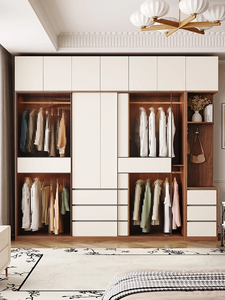 <span class=keywords><strong>Armadio</strong></span> Moderno con <span class=keywords><strong>Ante</strong></span> <span class=keywords><strong>Scorrevoli</strong></span> in Legno, Design Ecologico, Costruzione Durevole per Camera da Letto, Arredamento Personalizzabile - Product Image 3
