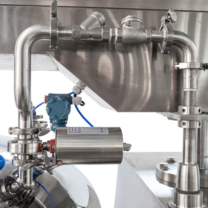 Émulsifiant sous vide de qualité sanitaire 100L, machine à émulsionner les crèmes cosmétiques, <span class=keywords><strong>cuve</strong></span> de mélange en acier inoxydable - Product Image 4