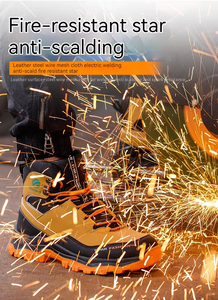 Calzado <span class=keywords><strong>de</strong></span> <span class=keywords><strong>Seguridad</strong></span> con Puntera <span class=keywords><strong>de</strong></span> Acero para Protección Laboral, Antideslizante, Resistente al Agua, Anti-Impactos y Anti-Pinchazos, para Uso en Fábrica - Product Image 3