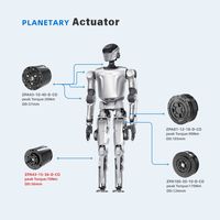Actuador Robótico con Reductor de Torque Personalizado ZBDynamiX, Alta Precisión, Bajo Ruido, 10arcmin, con Motor de Engranajes DC, OEM o ODM