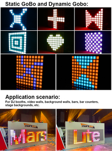 4pcs + trường hợp chuyến bay Luces <span class=keywords><strong>Led</strong></span> đầy đủ màu sắc DJ Câu lạc bộ disco Đảng hiệu ứng màu đen DMX ma trận <span class=keywords><strong>blinder</strong></span> ánh sáng sân khấu - Product Image 4