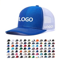 Casquettes Trucker 6 Panneaux Personnalisées OEM/ODM 2026 avec Logo Brodé et Écusson en Cuir, Gorras en Maille Personnalisées 112