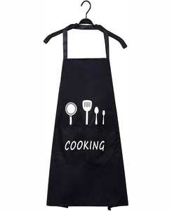 Delantal de PVC sin Mangas, Ecológico, Reciclable, Multicolor, Negro y Blanco, Resistente al Agua y al Aceite, para Cocina, Barbacoa y Parrilla - Product Image 1