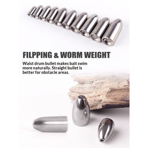 Pesas de pesca de tungsteno al por mayor, económicas, para flipping - Product Image 6
