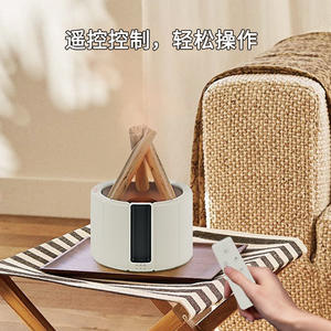 เครื่องกระจายกลิ่นอัลตราโซนิกอัจฉริยะ 250 มล. พร้อมไฟเปลวไฟและไฟ LED สำหรับใช้ในบ้าน ห้องนอน ใช้พลังงานจากพอร์ต Type C - Product Image 5