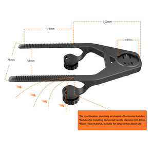 Support d'extension pour ordinateur et caméra de vélo de montagne et de route, en alliage d'aluminium et nylon, support de levage durable, accessoires de vélo - Product Image 4