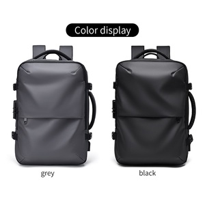 Zaino da viaggio portatile antifurto in pelle PU con Logo personalizzato zaino da lavoro e da uomo a scuola di grande capacità - Product Image 5