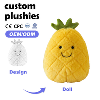 Coussin décoratif personnalisé en peluche, motif dessin animé, thèmes Noël, fruits, aliments, oignon