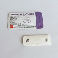 Fil de Suture Chirurgical Vétérinaire en Acide Polyglycolique (PGA) Absorbable et Jetable en Gros – Instruments Chirurgicaux Vétérinaires