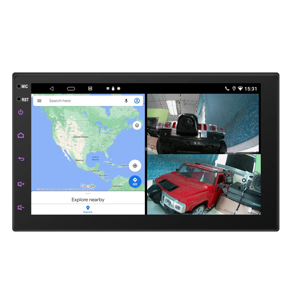 Универсальная Автомагнитола с сенсорным экраном 7/9/10 дюйма, 2 + 32 ГБ, GPS-навигация, Wi-Fi, зеркальная связь, 4G, двойной din, Android 11, автомагнитола