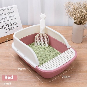 Halbgeschlossenes, geruchsblockierendes Design, geräumige Größe für erhöhten Komfort, universeller Stil, geeignet für verschiedene Rassen, Katzentoilette - Product Image 6