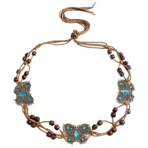 เข็มขัดคาดเอวสไตล์โบฮีเมียนย้อนยุคประดับพู่สำหรั<span class=keywords><strong>บ</strong></span>ผู้หญิง งานแฮน<span class=keywords><strong>ด์</strong></span>เมดสุดประณีต สายถักเชือกสำหรั<span class=keywords><strong>บ</strong></span>กระโปรง ฤดูใ<span class=keywords><strong>บ</strong></span>ไม้ผลิ ฤดูร้อน เข็มขัดสไตล์ชาติพันธุ์ หัวเข็มขัดแบ<span class=keywords><strong>บ</strong></span>วงแหวน - Product Image 5