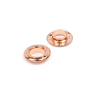 Anneau décoratif de chaussure avec logo personnalisé œillets en métal 3mm/4mm/5.5mm pour vêtements, sacs, accessoires de vêtement, œillets à boucle