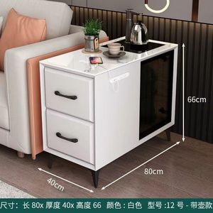 Wan Yusen Sofa <b>Side</b> Cabinet 2 <b>Drawers</b> Integrated Water Heater Tea Bar Living Room Use - Product Image 3
