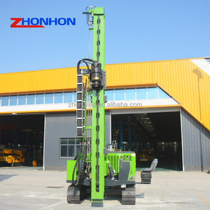 Pile driver à mât coulissant pour la construction <span class=keywords><strong>de</strong></span> poteaux photovoltaïques, avec positionnement précis et haute efficacité - Product Image 3