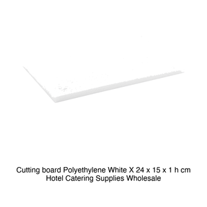 Planche à découper en polyéthylène blanc 24 × 15 × 1 h cm - Product Image 2