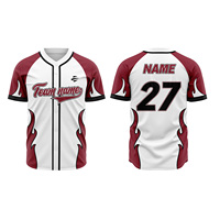 Camiseta de Béisbol Personalizada Transpirable de Talla Grande con Diseño Gratuito, Envío Rápido, 100% Poliéster, Absorbe la Humedad