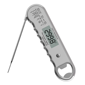 Kỹ Thuật Số hộ gia đình Nhiệt kế không thấm nước backlit <span class=keywords><strong>LCD</strong></span> hiển thị với mở chai cho nhà bếp nấu ăn thực phẩm BBQ Thịt Nhiệt kế - Product Image 4