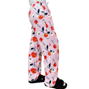 Nuovo Design all'ingrosso in <span class=keywords><strong>pile</strong></span> stampato da uomo con stampa calda con Logo personalizzato per bambini e ragazze morbido flanella pantaloni <span class=keywords><strong>pigiama</strong></span> con tasche - Product Image 4
