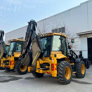 Miễn phí vận chuyển backhoe máy xúc loader máy kéo New retroexcacacadora JCB Mini backhoe loader 4x4 bánh xe/backhoe loader - Product Image 1