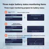 Herramienta de Diagnóstico OBD, Detector de Fallas de Automóviles, Lector de Códigos con 1 Año de Garantía para Automóviles de Gasolina de 12 V, Compatible con Inglés
