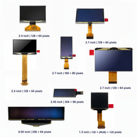 Pantalla OLED de Tamaño Pequeño, Blanca y Azul, de 0.42'', 0.66'', 0.68'', 0.69'', 0.78'', 0.84'', 0.91'', 0.96'', 1.04'', 1.06'', 1.54'', 1.3'', 2.23'', 2.4'', 2.7''