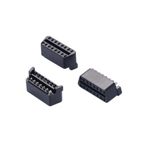 Connecteur femelle OBD2 pour équipement de diagnostic automobile, boîtier de prise femelle ignifuge et résistant aux flammes