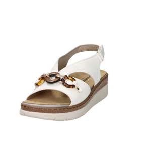 Sandalias de Plataforma para Mujer Valleverde, Blancas, Tacón de 38,4 cm - Product Image 5