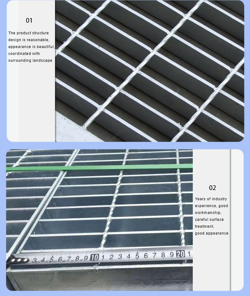 Galvanized Catwalk Serrated Anti Corrosion Heavy Duty Construction Steel Grating