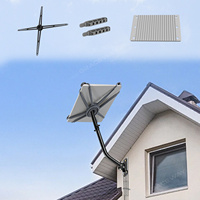 Kit d'installation Starlink personnalisé pour extérieur, avec support complet, sangle coupe-vent, organisateur de câbles et mini-housse de protection (Gen3)
