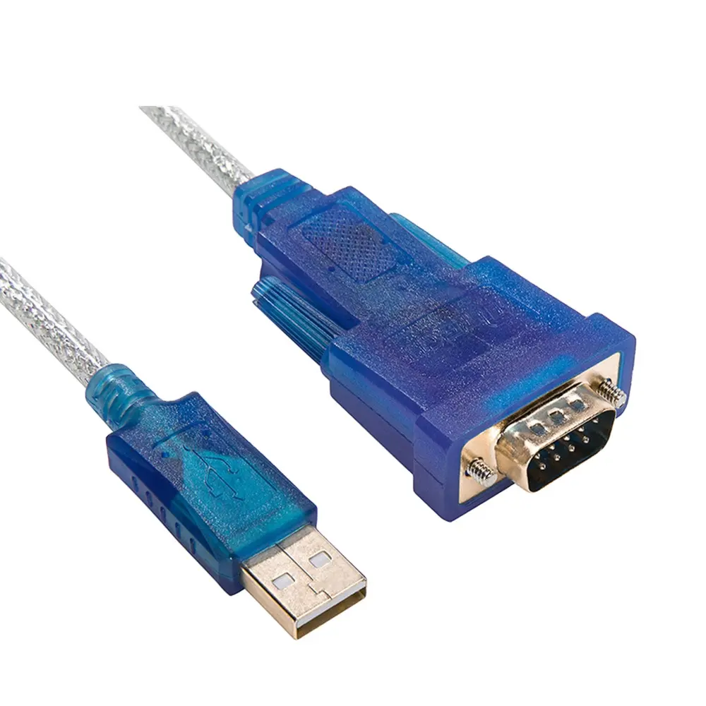 DTECH Kabel Seri USB Ke RS232 dengan Chip PL2303 Yang Sangat Bagus, Adaptor DB9 untuk Windows 10