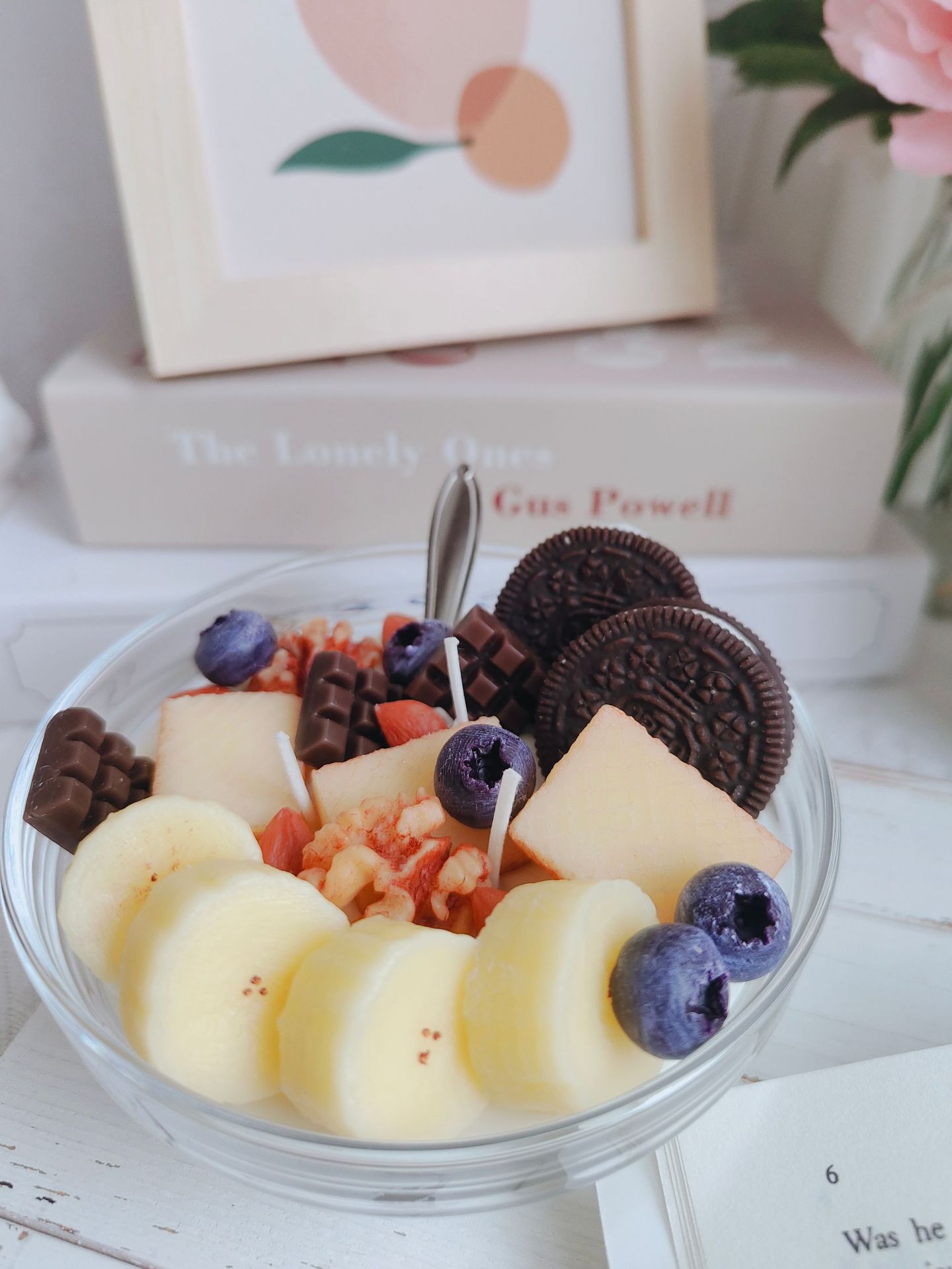 Banane oreo 12,5*8cm-550g-banane-chocolat-pêche blanche oolong