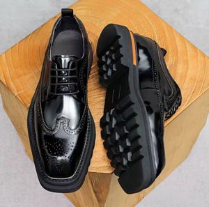 Zapatos de Cuero Genuino para Hombre, Cómodos, Antideslizantes, Estilo Casual, Transpirables, Impermeables y Ligeros - Product Image 2