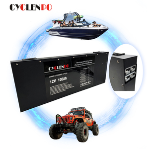 <span class=keywords><strong>Batterie</strong></span> LiFePO4 12V 100Ah ultra-mince, profil fin de 2,36 pouces, boîtier métallique pour véhicule tout-terrain, système solaire - Product Image 4