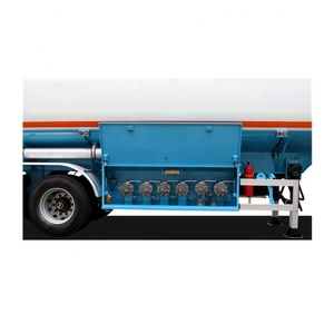 45000L Camión cisterna de acero al carbono Semirremolque <span class=keywords><strong>3</strong></span> FUWA BPW Ejes API Adaptador para freno de aire Transporte especial de emergencia - Product Image 5