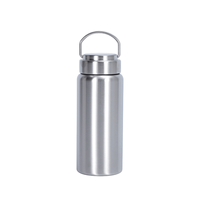 Stock prêt bouteille d'eau de sport en acier inoxydable à double couche gobelet d'isolation de voyage sous vide portable pour la rentrée des classes