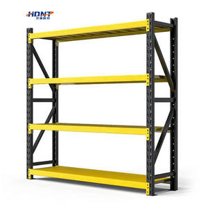 Estantes de almacenamiento de almacén de acero mediano hechos a medida Estantes de carga de metal de supermercado para uso doméstico - Product Image 2