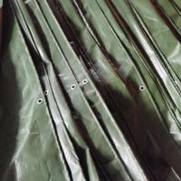 Bâche en polyéthylène imperméable pour conteneur à ouverture supérieure, couverture robuste en PE avec œillets renforcés