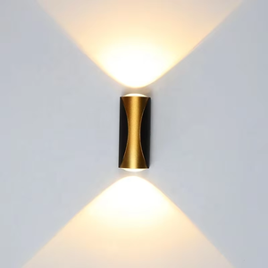 Applique murale LED <span class=keywords><strong>IP65</strong></span> en aluminium moderne à montage en surface, intérieur et extérieur, applique murale pour paysage et jardin à 360 degrés - Product Image 2
