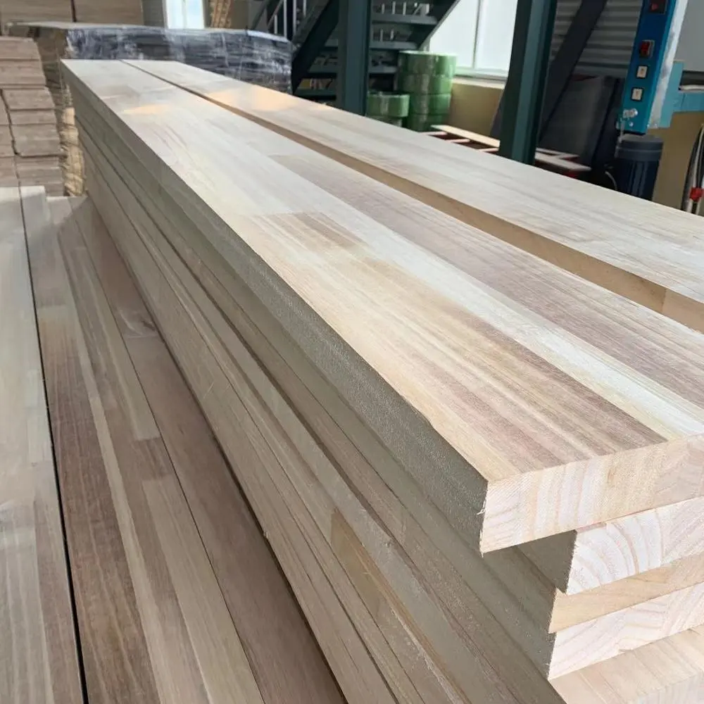 wholesale Factory supply Cheap light weight paulownia lumber board price paulownia solid wood board