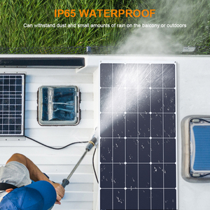 Xách tay 100-watt năng lượng mặt trời khẩn cấp Kit linh hoạt năng lượng mặt trời bảng điều chỉnh công cụ điện cắm trại nhà thương mại sử dụng ngoài trời tủ đông tủ lạnh năng lượng - Product Image 5