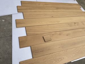 Parquet stratifié en bois d'ingénierie pur, traité en usine, en chêne blanc européen, pour usage domestique - Product Image 6