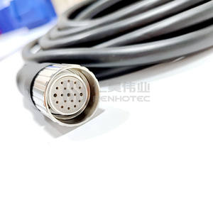 Conector circular M23 Servo contacto 12 pines 17 19 pines M5 M8 M12 M16 M23 Cable impermeable macho - Product Image 5
