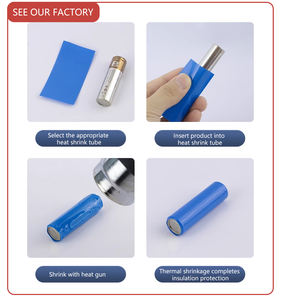 Tubo Termocontraíble de PVC Azul de 33 mm de Ancho, 0.1 mm de Grosor, Funda Aislante para Baterías de Litio, Materiales de Aislamiento Ignífugos - Product Image 6