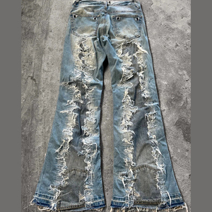 DiZNEW Custom logo Denim Jeans all'ingrosso da uomo - Product Image 2